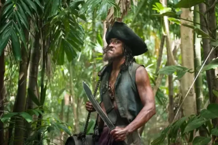 Tamayo Perry em 'Piratas do Caribe' (Disney/Reprodução)