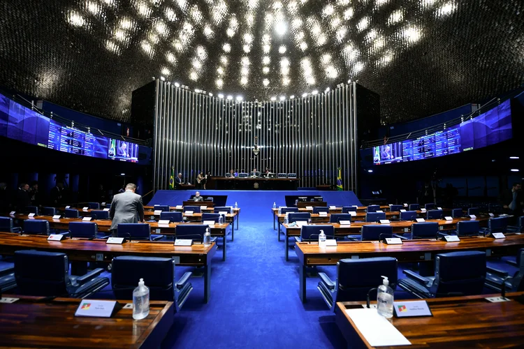 Plenário do Senado Federal durante sessão deliberativa extraordinária em 20 de junho de 2024
 (Edilson Rodrigues/Agência Senado)