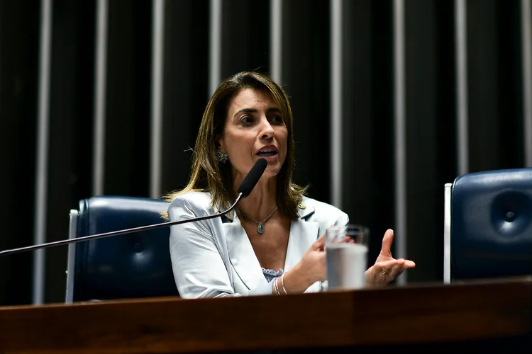 Senadora Soraya Thronicke no Plenário do Senado Federal durante sessão deliberativa ordinária. Ordem do dia em 19 de junho de 2024

 (Pedro França/Agência Senado)