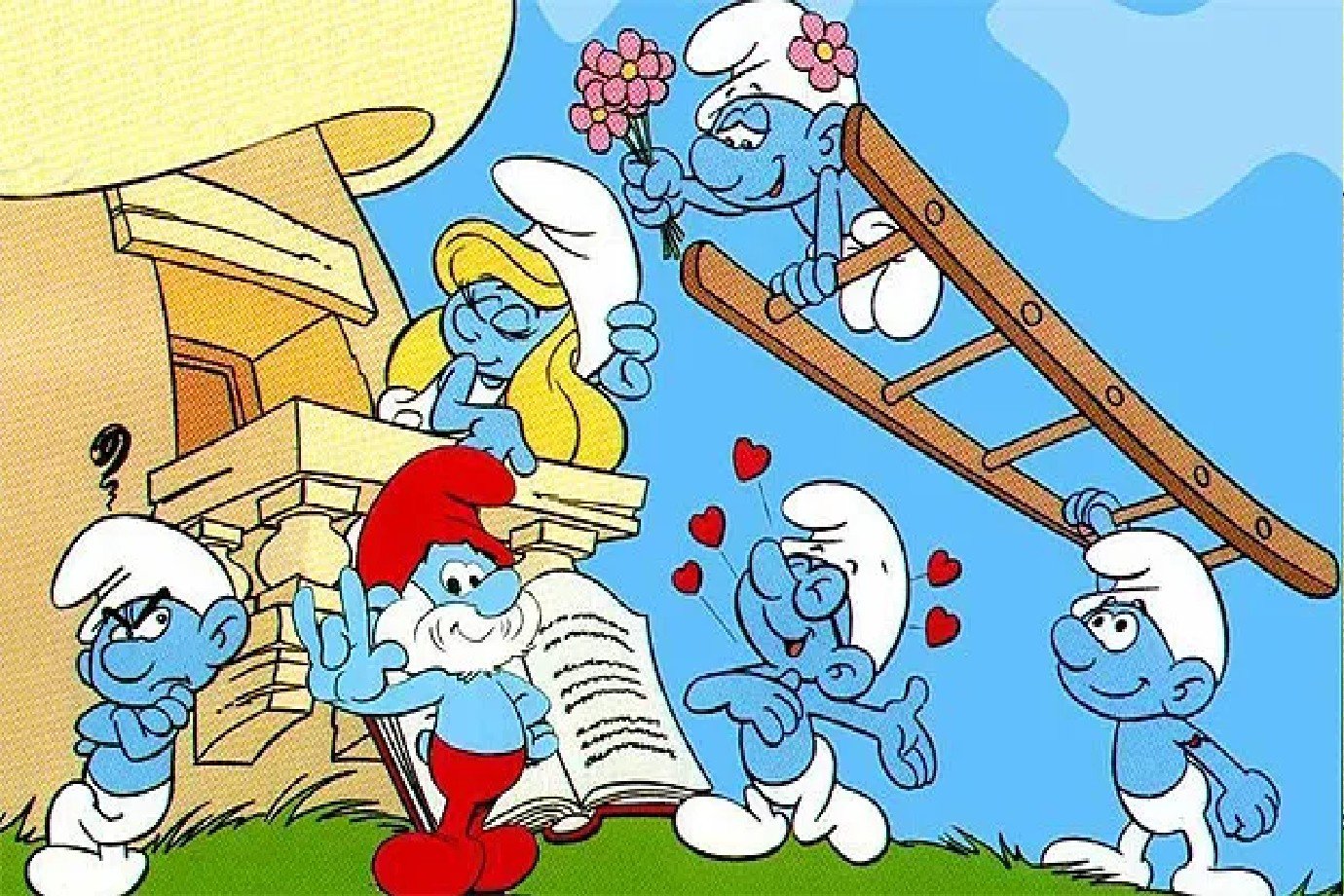 Smurfs (1981 - 1990):

Os "Smurfs" são pequenas criaturas azuis que vivem em uma vila escondida na floresta, liderados pelo sábio Papai Smurf. Eles enfrentam o malvado Gargamel e seu gato Cruel, que constantemente tentam capturá-los. A série encantou crianças com suas histórias leves e personagens adoráveis.