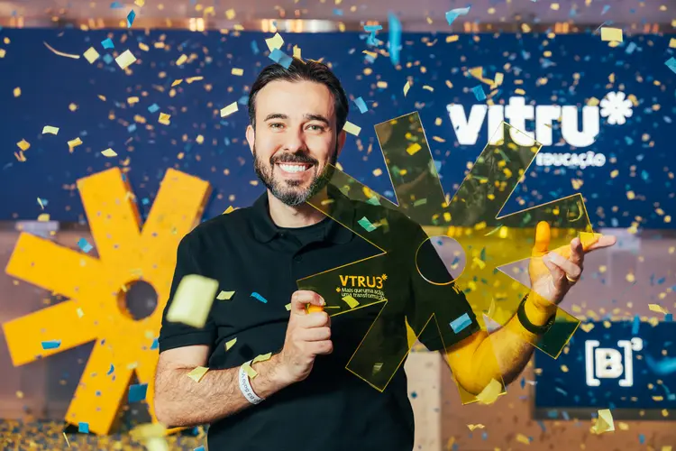 William Victor Kendrick de Matos Silva, CEO da Vitru Educação:  “A partir de agora, a Vitru está acessível a uma gama maior de investidores institucionais nacionais e pessoas físicas brasileiras.”
 (Vitru Educação/Divulgação)