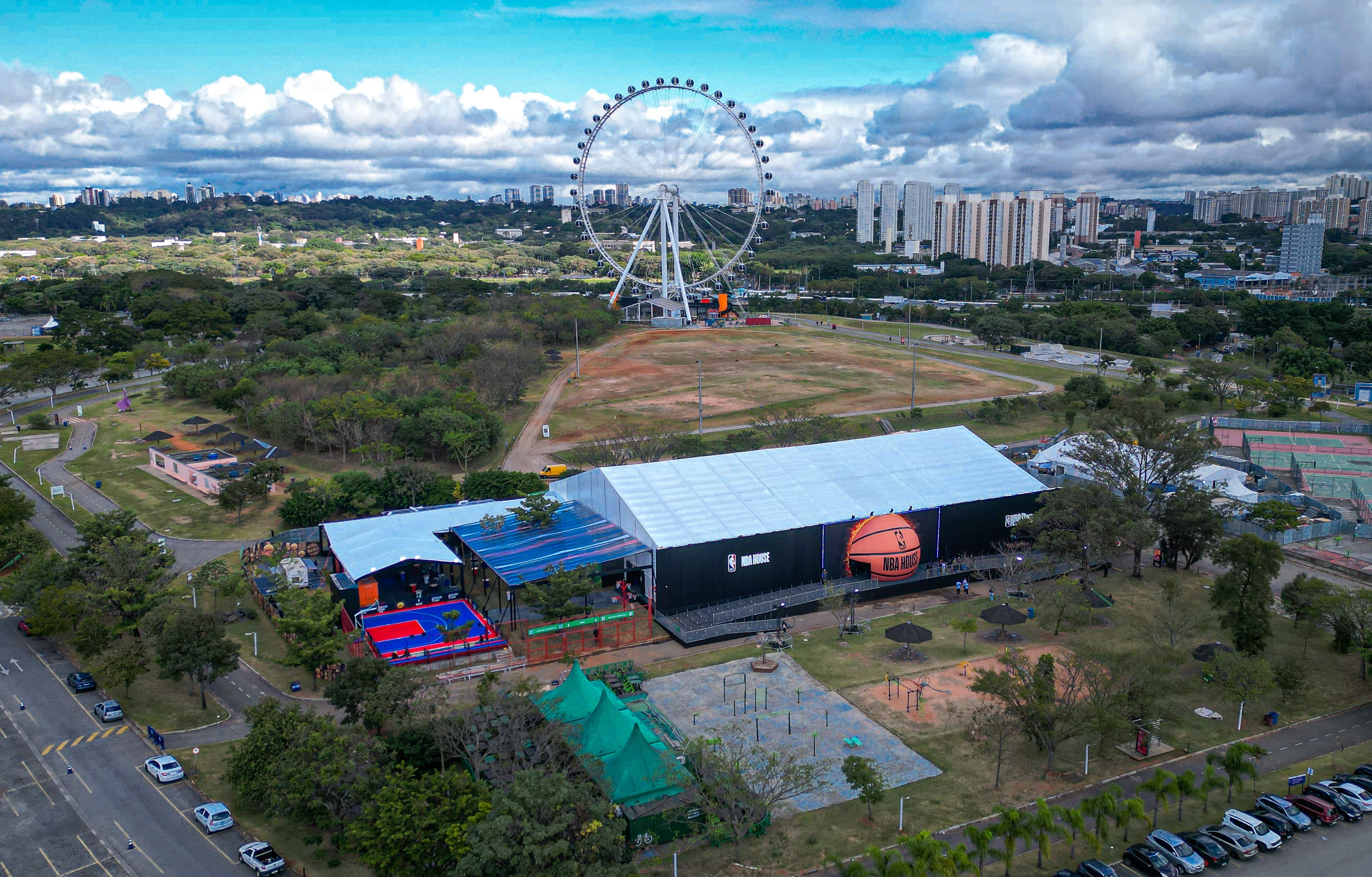 NBA House, no Parque Villa Lobos, zona oeste de São Paulo