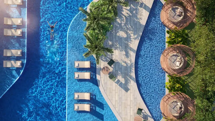Home Resort terá "Pool Party House" com espaço de 420m² com piscina, que pode ser alugado (Reprodução/Reprodução)