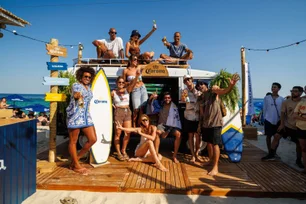 Imagem referente à matéria: Ondas, shows e sustentabilidade: confira as ações de Corona na WSL em Saquarema, no Rio de Janeiro