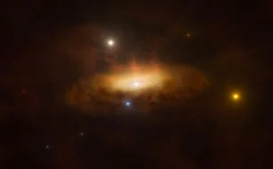 Imagem referente à matéria: Astrônomos detectam 'despertar' de buraco negro no centro de sua galáxia