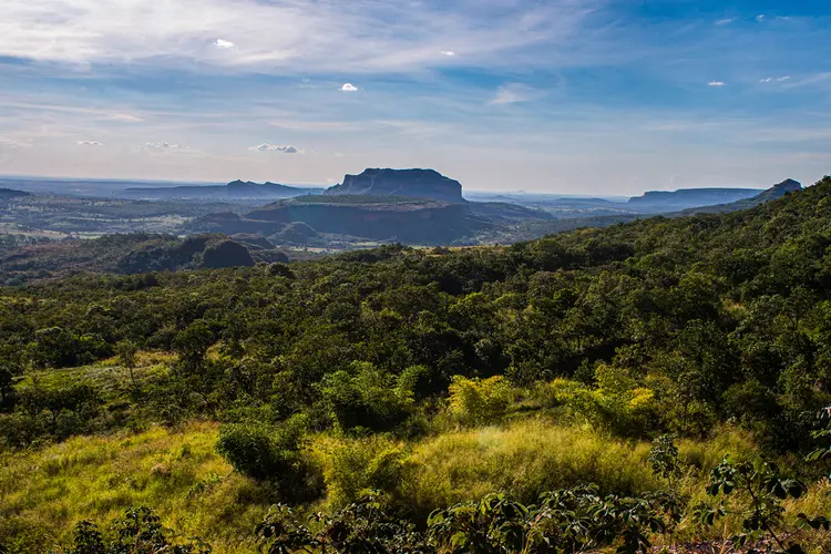 Serra da Petrovina, no Mato Grosso, faz parte do Cerrado Brasileiro (Lucas Ninno/Getty Images)
