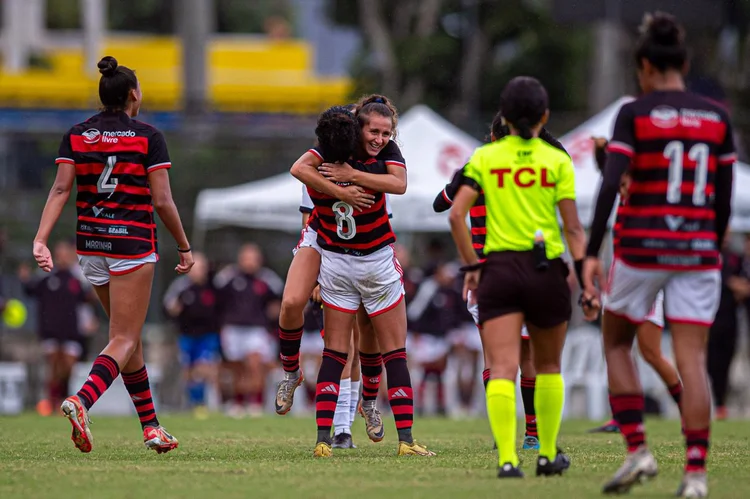 Flamengo feminino (Paula Reis / CRF/Reprodução)