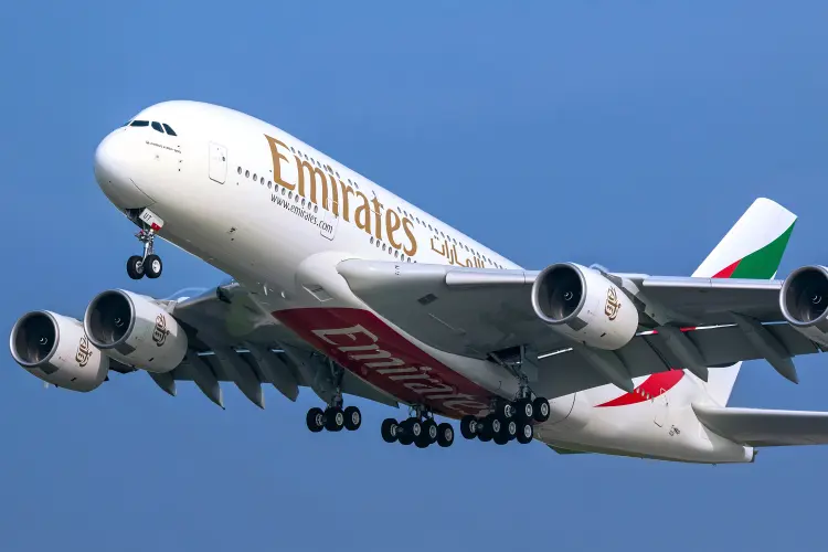 Airbus A380, da Emirates (Divulgação)