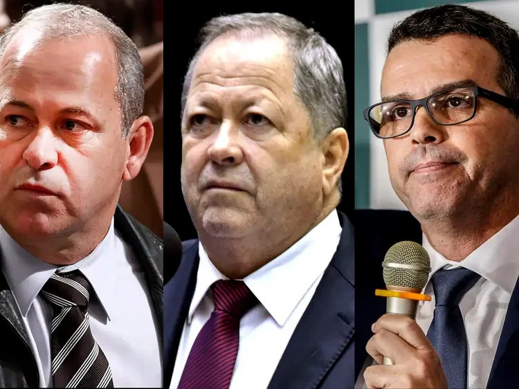 Domingos Brazão, Chiquinho Brazão e Rivaldo Barbosa foram presos em 24 de março pela Polícia Federal, suspeitos de serem os mandantes intelectuais do assassinato de Marielle Franco (Alerj, ABr e Câmara Deputados/Agência Brasil)