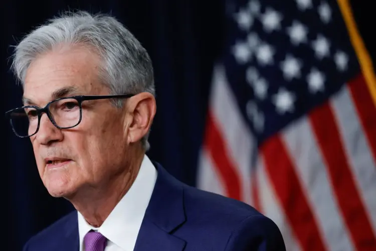 Jerome Powell: presidente do Fed afirma que juros altos por muito tempo irão prejudicar economia dos EUA (Chip Somodevilla/Getty Images)