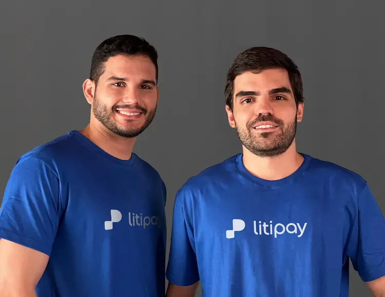 Bruno Avena e Gabriel Braga, da Litipay: queremos chegar a 1000 processos até o fim do ano (Litipay/Divulgação)