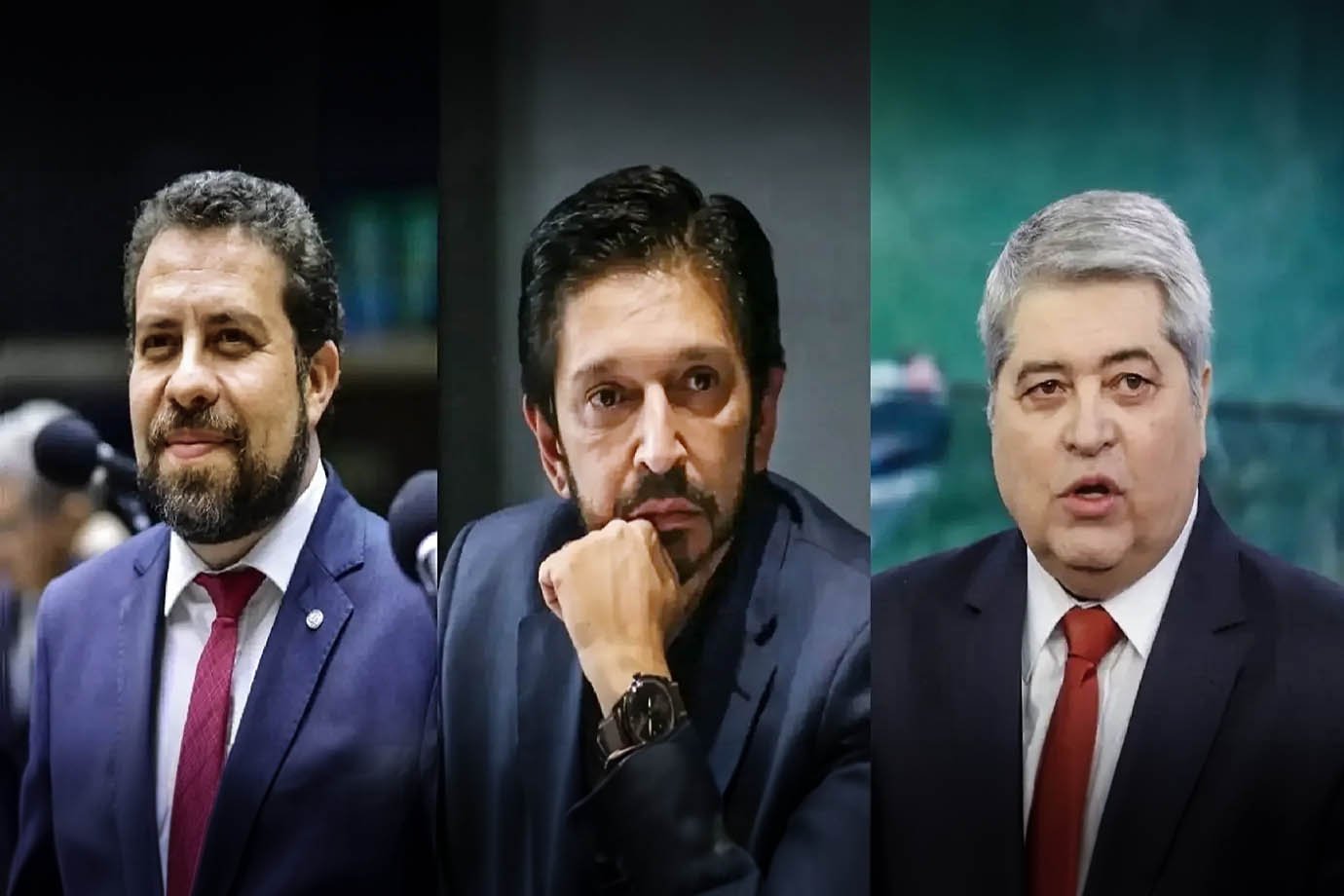 Nunes, Boulos e Datena aparecem tecnicamente empatados na liderança em SP, aponta Genial/Quaest