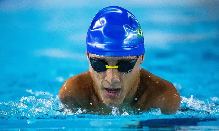 Samuel Oliveira: nadador conquistou ouro na competição disputada na França (Ale Cabral / CPB/Divulgação)