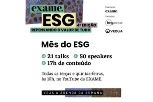 EXAME inicia o Mês do ESG com o maior evento de negócios sustentáveis da imprensa brasileira