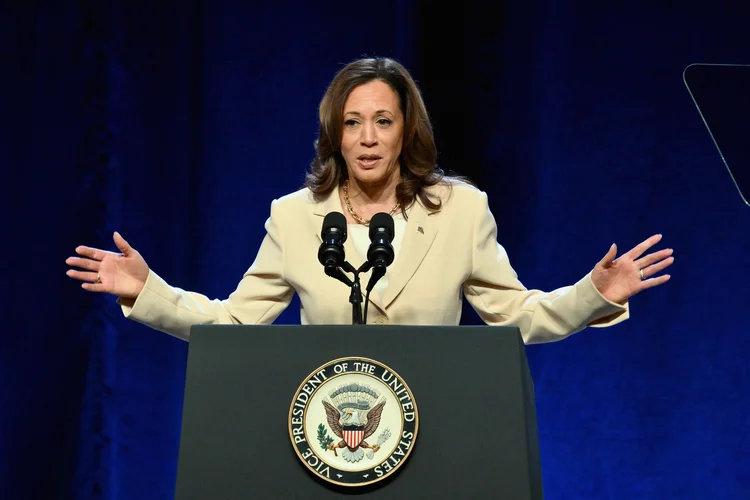 Kamala Harris, vice-presidente dos EUA (Angela Weiss/AFP)