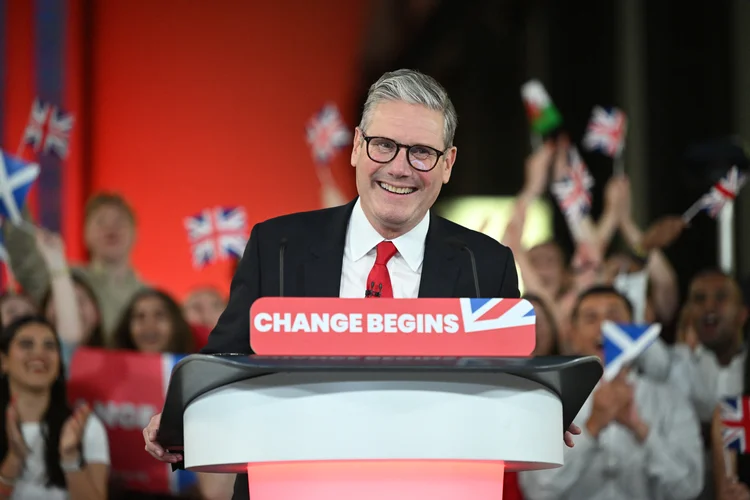 Keir Starmer, novo premiê do Reino Unido (Justin Tallis/AFP)