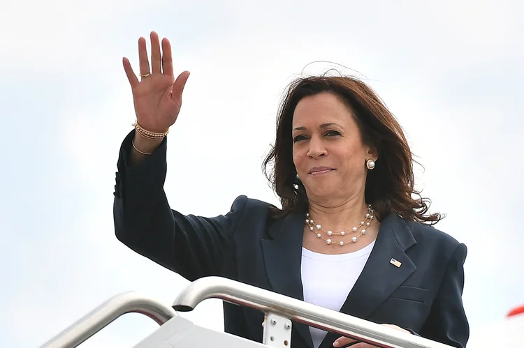 Kamala Harris, vice-presidente dos EUA e candidata democrata à Presidência (Mandel Ngan/AFP)