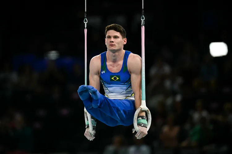 Ginástica artística: veja como foi a competição masculina (Paul ELLIS/AFP)