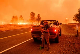 Imagem referente à matéria: Incêndio florestal na Califórnia destruiu área maior do que a de Los Angeles