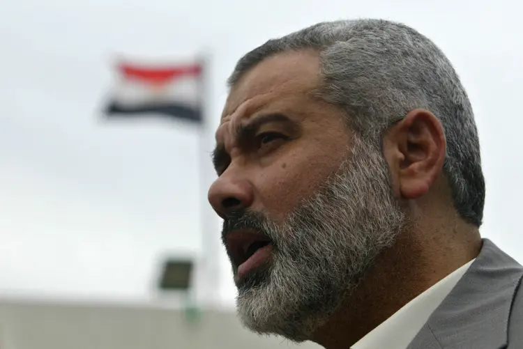 Ismail Haniyeh era o líder político do Hamas e estava no Irã para posso do novo presidente do país. (Mohammed ABED / AFP)
