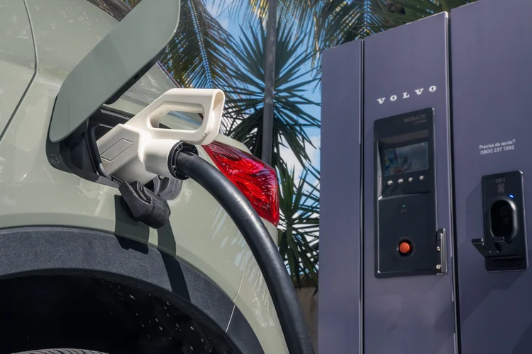 Eletroposto: Volvo quer ampliar rede. (Volvo/Divulgação)