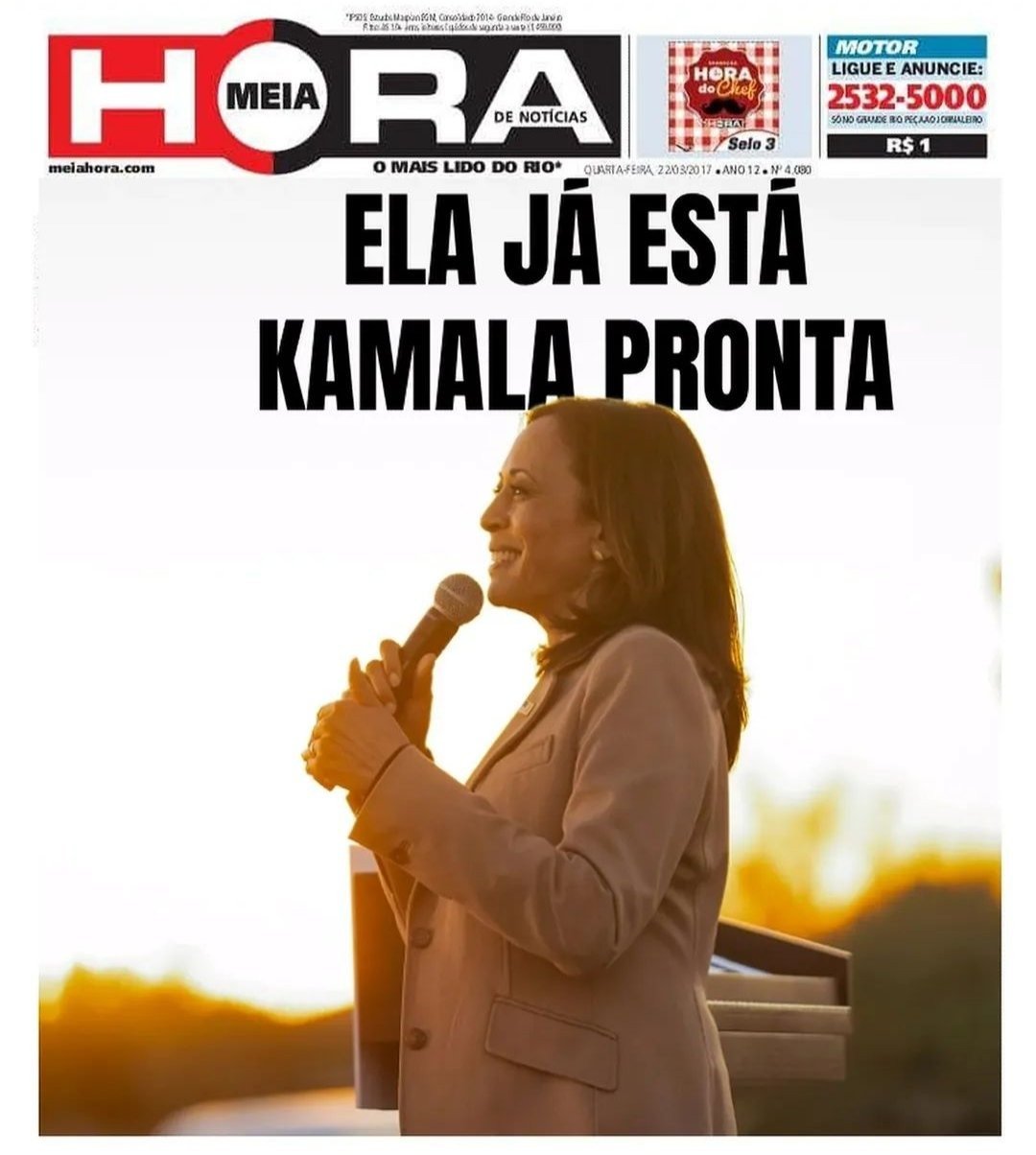 Galeria de fotos de 'Kamala Pronta': Kamala Harris gera memes no Brasil