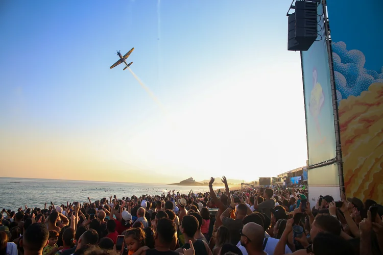 WSL: etapa mundial de surfe em Saquarema, no Rio de Janeiro (Staff Images/WSL Brasil/Divulgação)