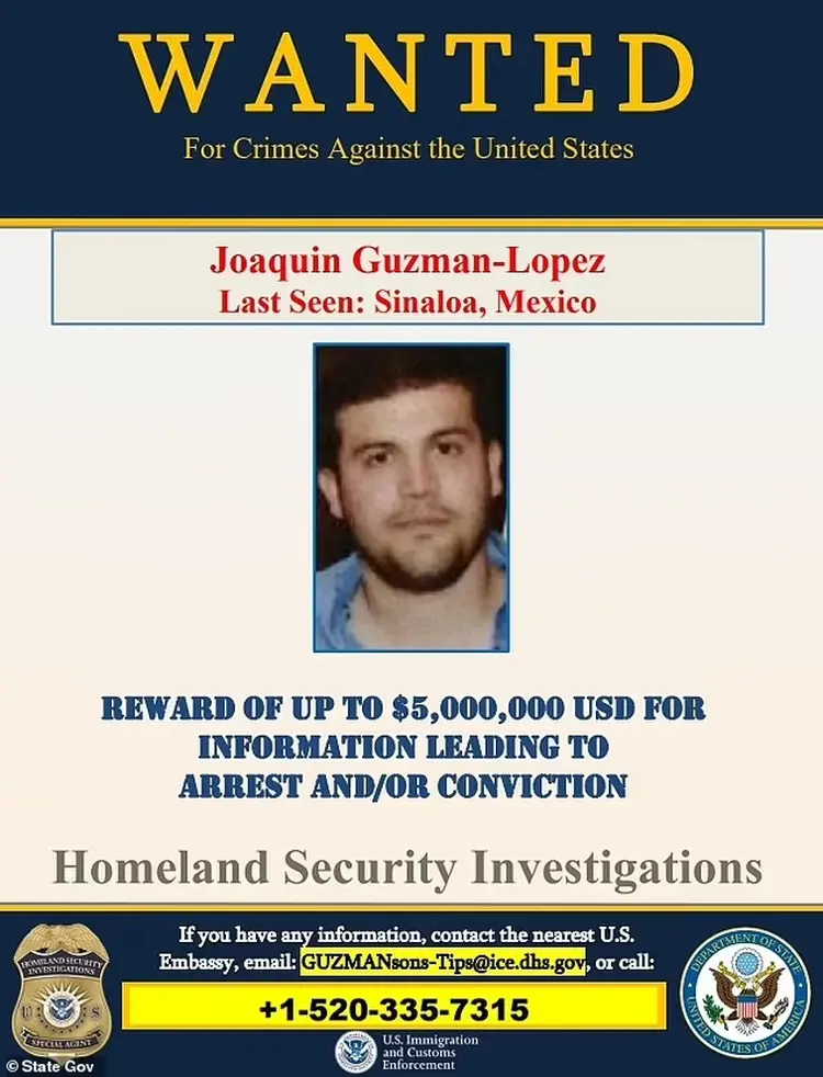 Filho de 'El Chapo', Joaquín Guzmán López, foi preso no Texas, Estados Unidos. (Departamento de Justiça dos Estados Unidos/Reprodução)