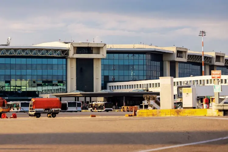 Aeroporto de Milão, na Itália (Redes Sociais/Reprodução)