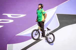 Imagem referente à matéria: Bala Loka faz história, mas fica sem medalha no ciclismo BMX Freestyle nas Olimpíadas