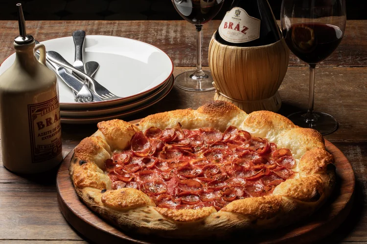 Bráz: clássica Pizza Castelões. (Bruno Geraldi/Divulgação)
