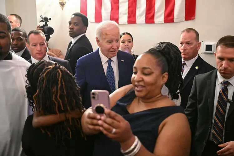 Biden: mandatário de 81 anos inicia uma semana exaustiva com dois comícios no estado da Pensilvânia (SAUL LOEB /AFP Photo)