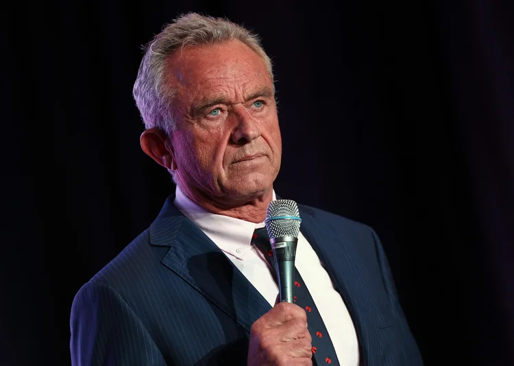 Robert F. Kennedy Jr não tem sequer o apoio eleitoral de sua família, que já declarou estar com Biden (Kevin Dietsch/Getty Images)