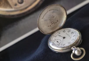 Imagem referente à matéria: Relógio de bolso de Theodore Roosevelt é recuperado após 36 anos