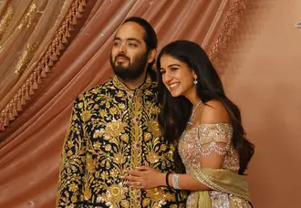 Casamento de Anant Ambani e Radhika Merchant levou uma série de celebridades para a Índia. (SOPA Images/Getty Images)