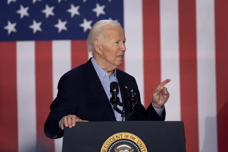 Joe Biden, presidente dos Estados Unidos (Scott Olson / Equipe/Getty Images)
