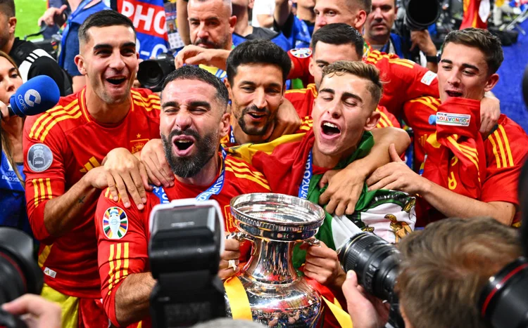 Seleção da Espanha foi vencedora da Eurocopa 2024 (Tom Weller/picture alliance /Getty Images)