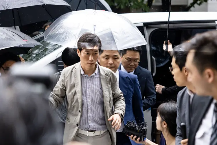 Kim Beom-su, também conhecido como Brian, foi preso nessa terça-feira (Bloomberg/Getty Images)
