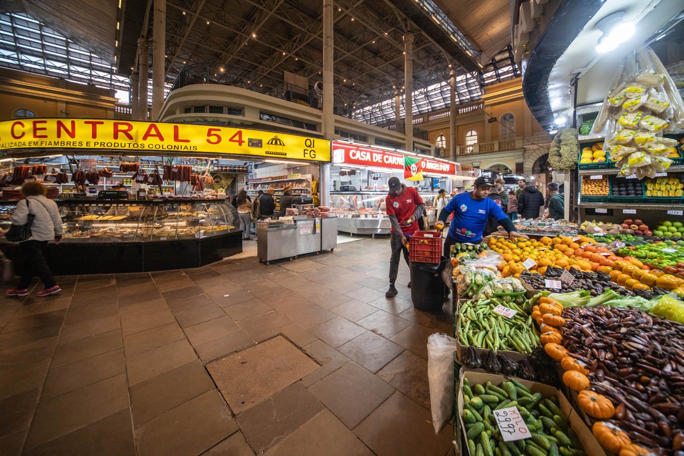 Mercado Publico de Porto Alegre é uma das principais atrações turísticas da cidade