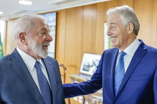 Imagem referente à matéria: Lula recebe Tony Blair, ex-primeiro-ministro britânico, nesta segunda-feira, no Palácio do Planalto