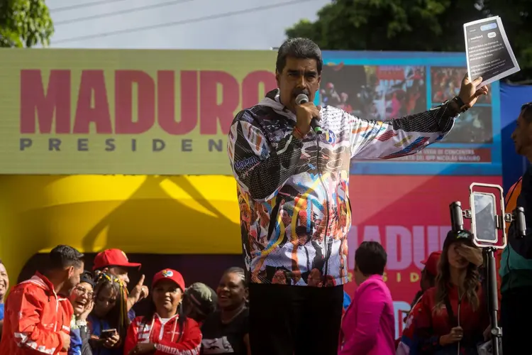 Nicolás Maduro, presidente da Venezuela (Miguel Gutiérrez/EFE)