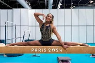 Imagem referente à notícia: 'Meu foco e minha cabeça estão 100% em Paris', diz ginasta Rebeca Andrade
