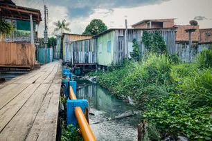 Imagem referente à matéria: Beco Nonato: a primeira região de palafitas a receber tratamento de esgoto em Manaus