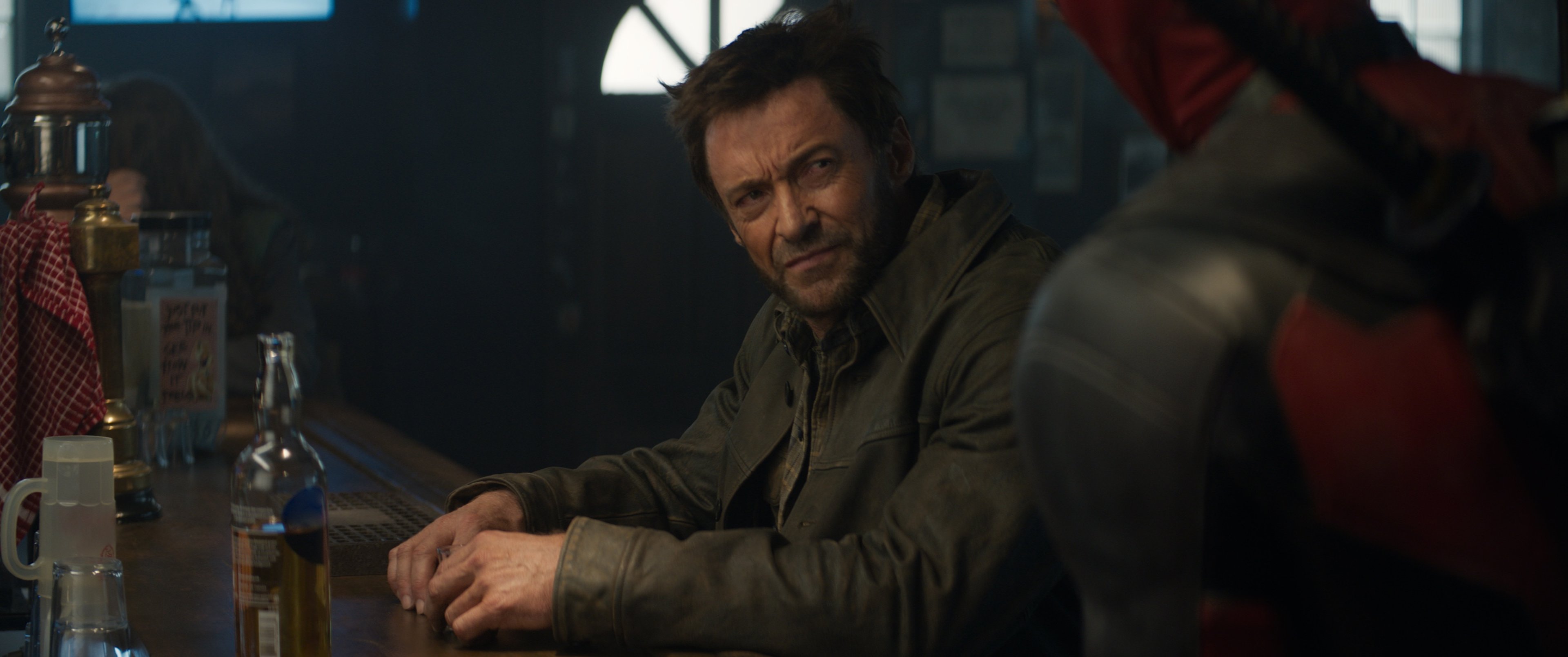 Hugh Jackman como Wolverine/Logan e Ryan Reynolds como Deadpool em "Deadpool & Wolverine"