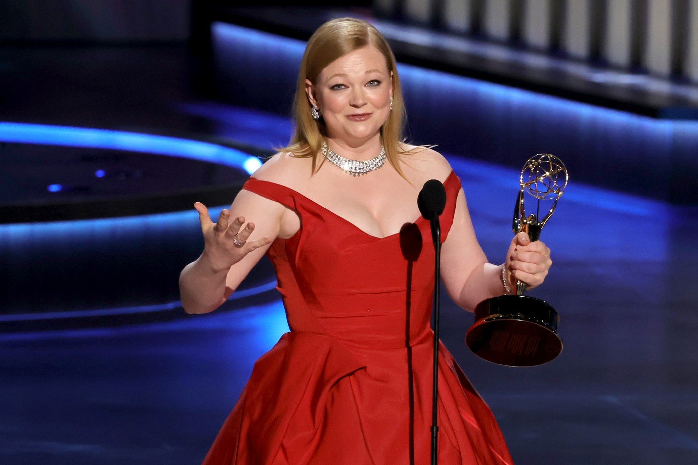Sarah Snook venceu o Emmy na categoria Melhor Atriz em série dramática, por "Succession"