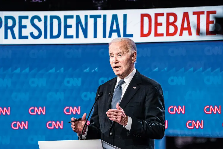 Joe Biden: depois de ir mal em debate, presidente dos EUA viu campanha pela reeleição entrar em crise (Jabin Botsford/The Washington Post/Getty Images)