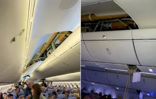 Imagem referente à matéria: Avião com destino ao Uruguai faz pouso de emergência em Natal após grave turbulência