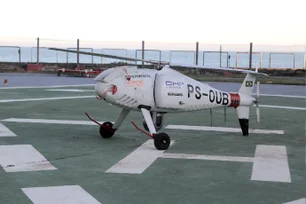 Imagem referente à matéria: Petrobras realiza voo no litoral do RJ com aeronave remotamente pilotada