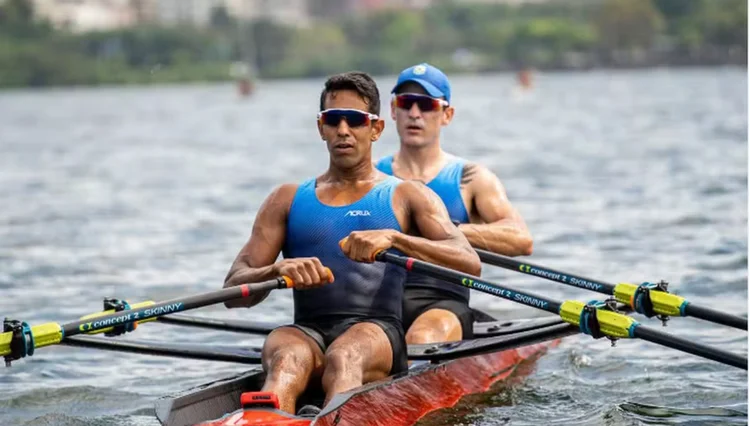 evido à gravidade da situação do sul do país, a dupla formada por Becker e Piedro Tuchtenhagen desistiu da competição (Reprodução/Redes Sociais)