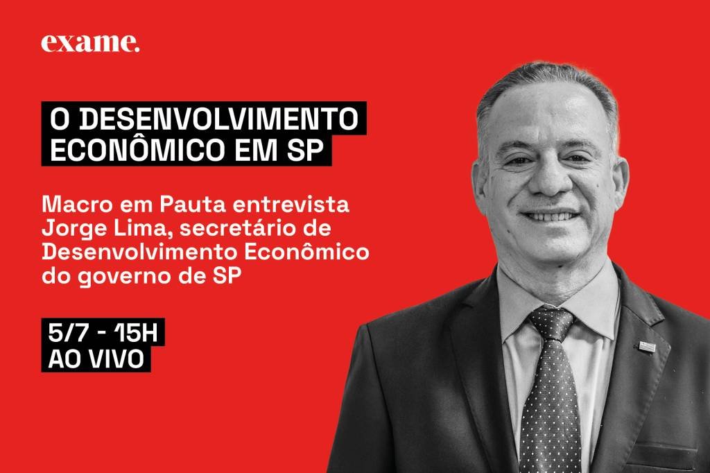 Imagem referente à notícia: Jorge Lima, secretário de Desenvolvimento Econômico de SP, é o entrevistado da EXAME desta sexta